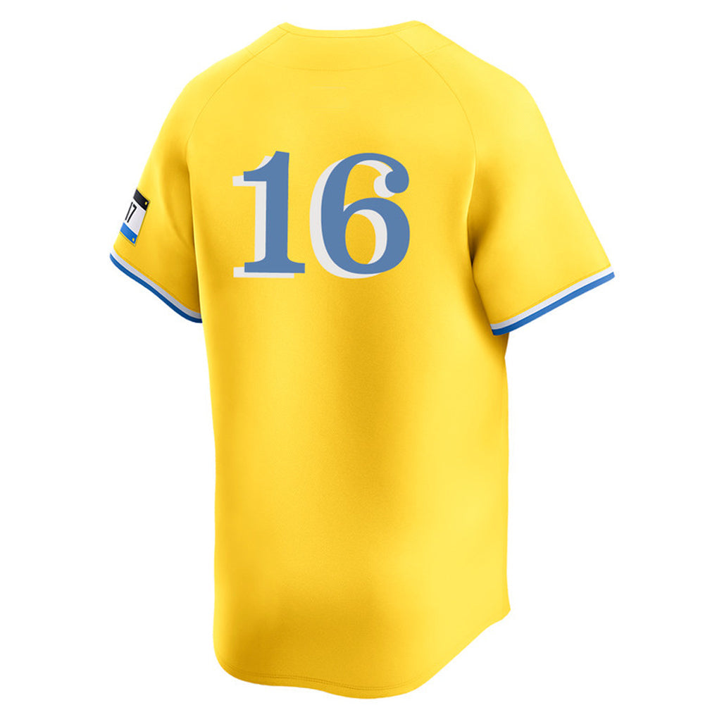 Pouc B.Red Sox #16 Jarren Duran Player Yellow Limited Home Game Stitched Jerseys