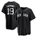 Pouc B.Red Sox #19 Roman Anthony Player Black Home Game Stitched Jerseys