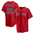 Pouc B.Red Sox #19 Roman Anthony Player Red Home Game Stitched Jerseys
