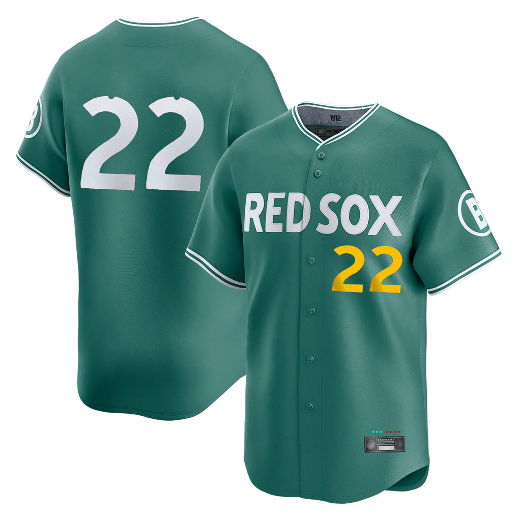 Pouc B.Red Sox #22 Garrett Whitlock Player Green City Connect Limited Home Game Stitched Jerseys