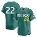 Pouc B.Red Sox #22 Garrett Whitlock Player Green City Connect Limited Home Game Stitched Jerseys