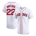 Pouc B.Red Sox #22 Garrett Whitlock Player White Limited Elite Home Game Stitched Jerseys