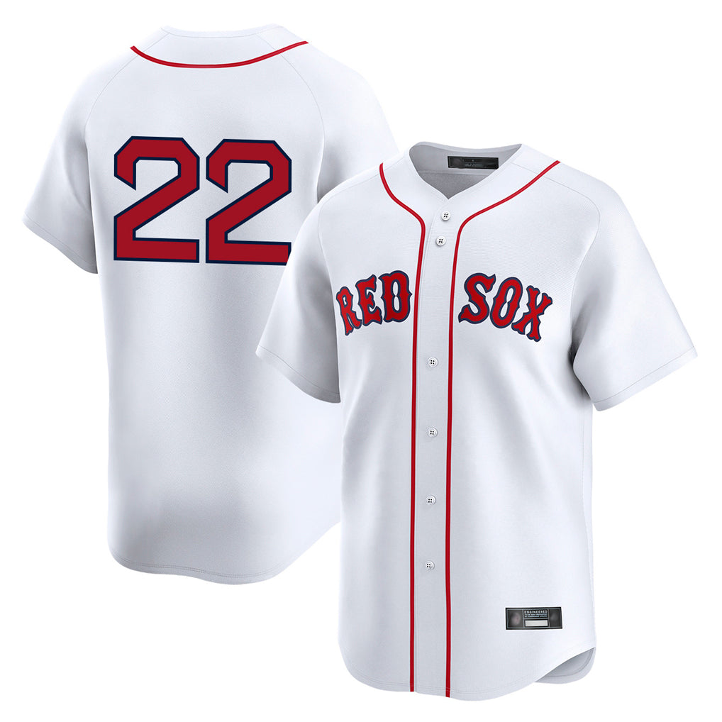 Pouc B.Red Sox #22 Garrett Whitlock Player White Limited Home Game Stitched Jerseys