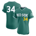 Pouc B.Red Sox #34 David Ortiz Player Green City Connect Limited Elite Home Game Stitched Jerseys