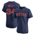 Pouc B.Red Sox #34 David Ortiz Player Navy Limited Elite Home Game Stitched Jerseys