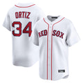 Pouc B.Red Sox #34 David Ortiz Player White Limited Home Game Stitched Jerseys