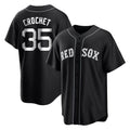 Pouc B.Red Sox #35 Garrett Crochet Player Black Home Game Stitched Jerseys