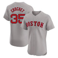 Pouc B.Red Sox #35 Garrett Crochet Player Gray Road Limited Elite Home Game Stitched Jerseys