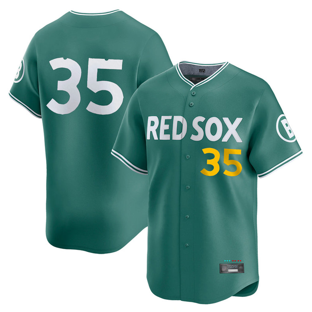 Pouc B.Red Sox #35 Garrett Crochet Player Green City Connect Limited Home Game Stitched Jerseys