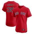 Pouc B.Red Sox #35 Garrett Crochet Player Red Limited Elite Home Game Stitched Jerseys