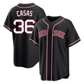 Pouc B.Red Sox #36 Triston Casas Player Black Out Home Game Stitched Jerseys