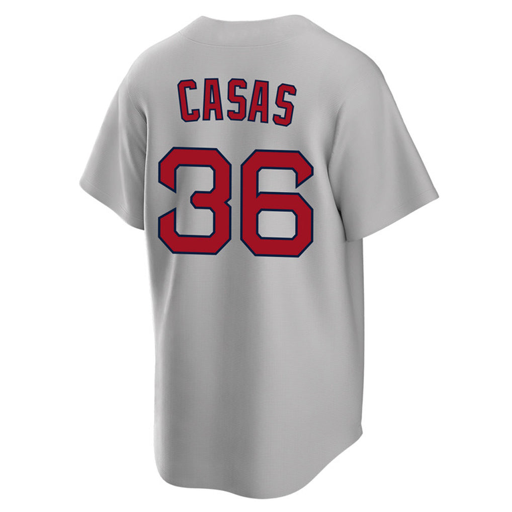 Pouc B.Red Sox #36 Triston Casas Player Gray Road Home Game Stitched Jersey