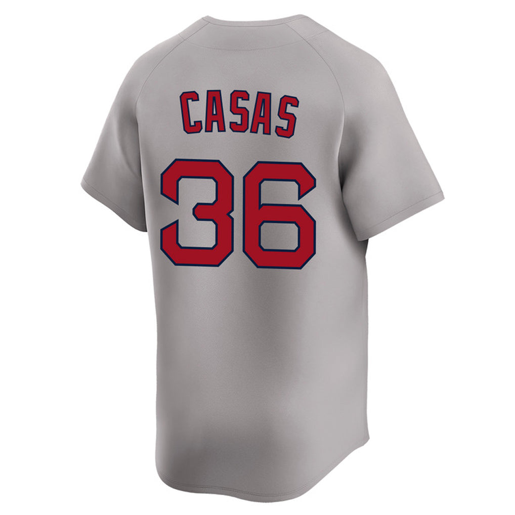 Pouc B.Red Sox #36 Triston Casas Player Gray Road Limited Home Game Stitched Jerseys