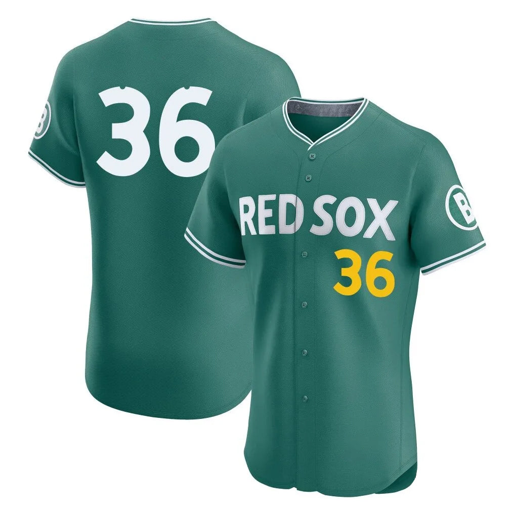 Pouc B.Red Sox #36 Triston Casas Player Green City Connect Limited Elite Home Game Stitched Jersey