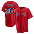 Pouc B.Red Sox #36 Triston Casas Player Red Home Game Stitched Jersey