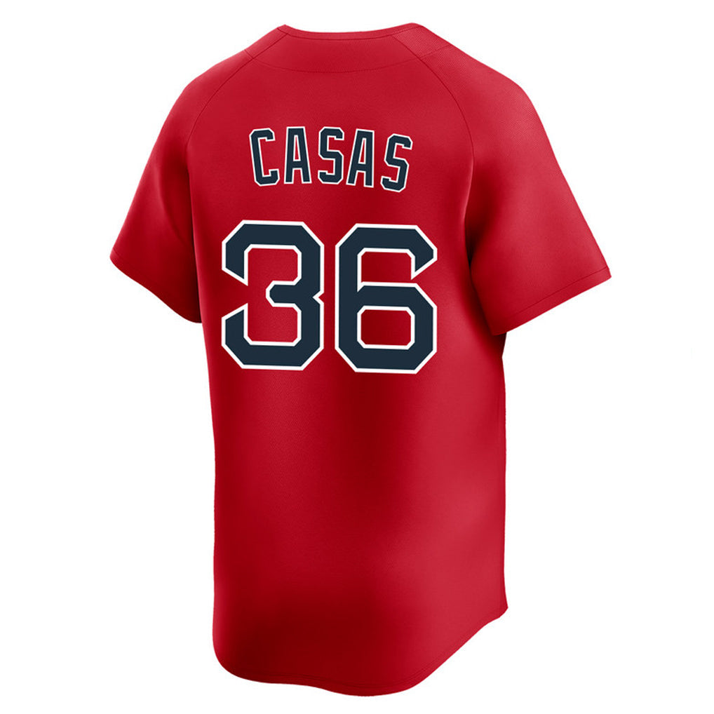 Pouc B.Red Sox #36 Triston Casas Player Red Limited Home Game Stitched Jerseys