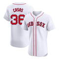 Pouc B.Red Sox #36 Triston Casas Player White Limited Elite Home Game Stitched Jersey