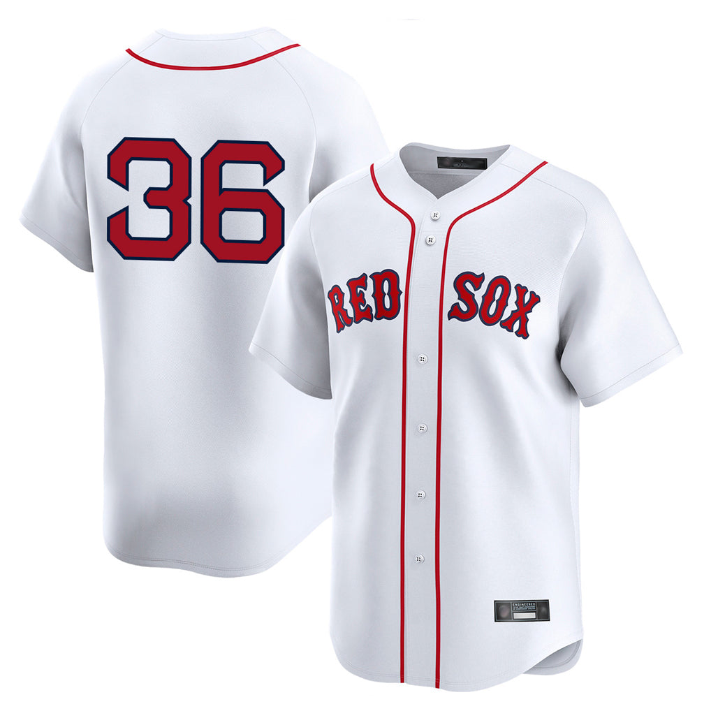 Pouc B.Red Sox #36 Triston Casas Player White Limited Home Game Stitched Jersey