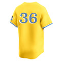 Pouc B.Red Sox #36 Triston Casas Player Yellow Limited Home Game Stitched Jerseys