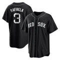 Pouc B.Red Sox #3 Ceddanne Rafaela Player Black Home Game Stitched Jerseys