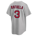 Pouc B.Red Sox #3 Ceddanne Rafaela Player Gray Road Home Game Stitched Jerseys