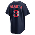 Pouc B.Red Sox #3 Ceddanne Rafaela Player Navy Home Game Stitched Jerseys