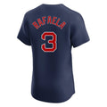 Pouc B.Red Sox #3 Ceddanne Rafaela Player Navy Limited Elite Home Game Stitched Jerseys