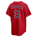 Pouc B.Red Sox #3 Ceddanne Rafaela Player Red Home Game Stitched Jerseys