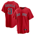 Pouc B.Red Sox #3 Ceddanne Rafaela Player Red Home Game Stitched Jersey