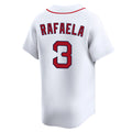 Pouc B.Red Sox #3 Ceddanne Rafaela Player White Limited Home Game Stitched Jerseys