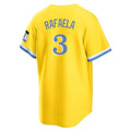 Pouc B.Red Sox #3 Ceddanne Rafaela Player Yellow Home Game Stitched Jerseys