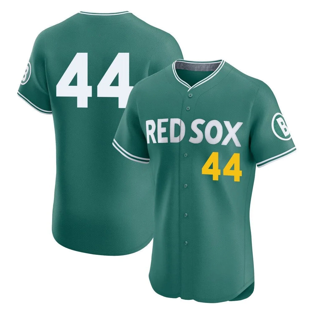 Pouc B.Red Sox #44 Aroldis Chapman Player Green City Connect Limited Elite Home Game Stitched Jerseys