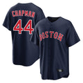 Pouc B.Red Sox #44 Aroldis Chapman Player Navy Home Game Stitched Jerseys