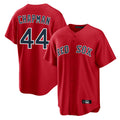 Pouc B.Red Sox #44 Aroldis Chapman Player Red Home Game Stitched Jerseys
