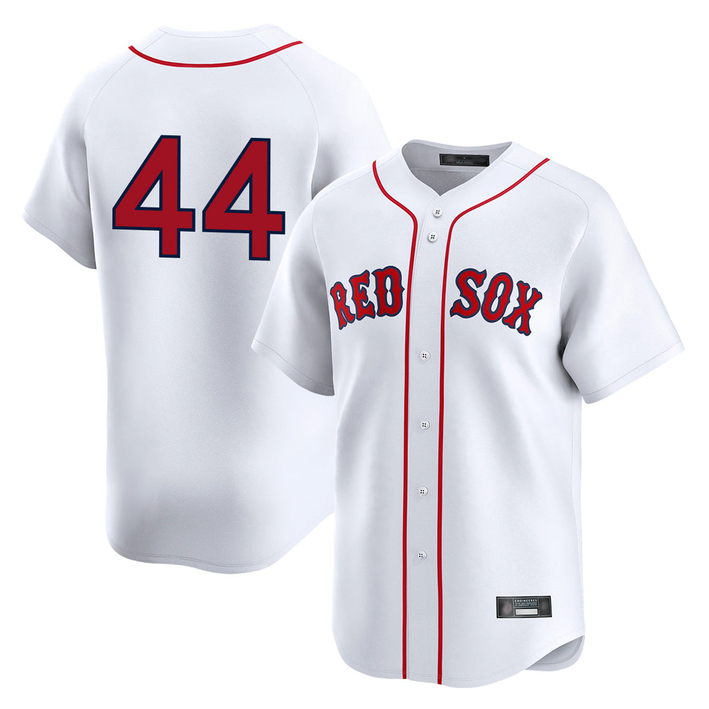 Pouc B.Red Sox #44 Aroldis Chapman Player White Limited Home Game Stitched Jerseys