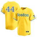 Pouc B.Red Sox #44 Aroldis Chapman Player Yellow Limited Home Game Stitched Jerseys