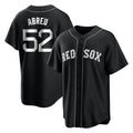Pouc B.Red Sox #52 Wilyer Abreu Player Black Home Game Stitched Jerseys