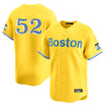 Pouc B.Red Sox #52 Wilyer Abreu Player Yellow Limited Home Game Stitched Jerseys