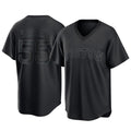 Pouc B.Red Sox #55 Ranger Su¡§¡érez Player Black T-shirt Home Game Stitched Jerseys