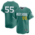 Pouc B.Red Sox #55 Ranger Su¡§¡érez Player Green City Connect Limited Home Game Stitched Jerseys