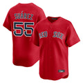 Pouc B.Red Sox #55 Ranger Su¡§¡érez Player Red Limited Home Game Stitched Jerseys