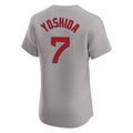 Pouc B.Red Sox #7 Masataka Yoshida Player Gray Road Limited Elite Home Game Stitched Jerseys