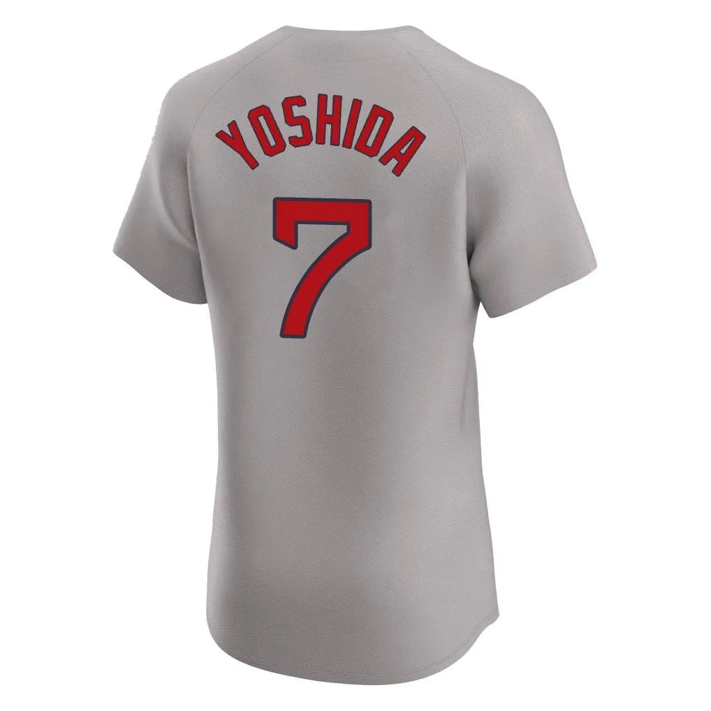 Pouc B.Red Sox #7 Masataka Yoshida Player Gray Road Limited Elite Home Game Stitched Jerseys