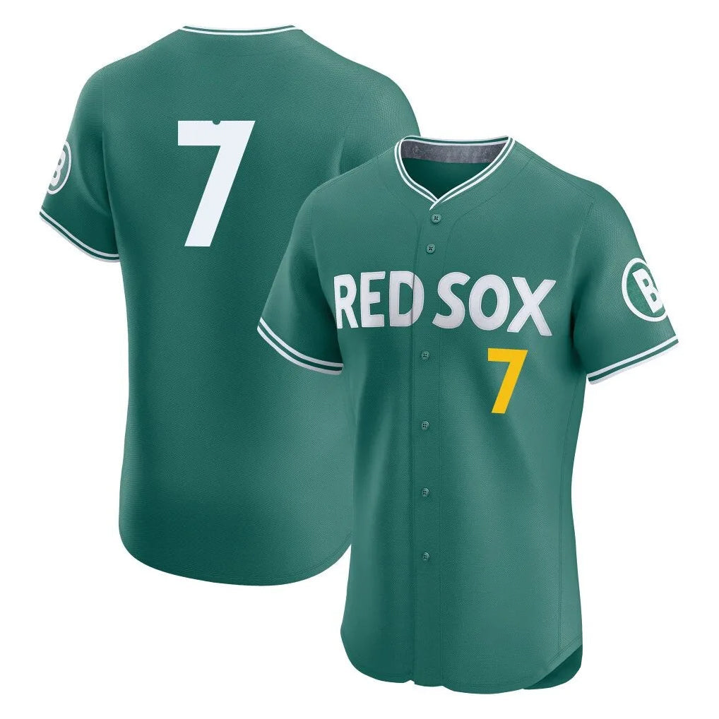 Pouc B.Red Sox #7 Masataka Yoshida Player Green City Connect Limited Elite Home Game Stitched Jersey