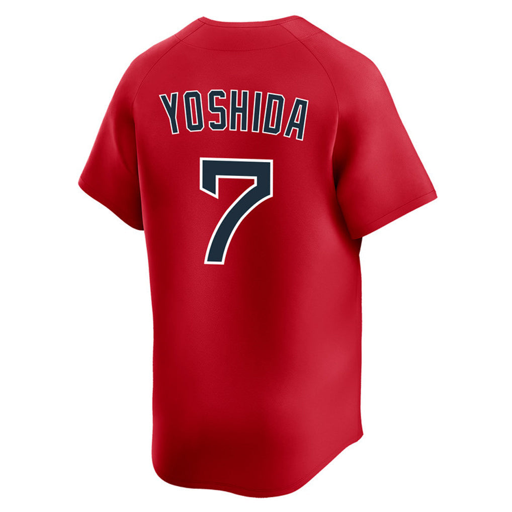 Pouc B.Red Sox #7 Masataka Yoshida Player Red Limited Home Game Stitched Jerseys
