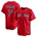 Pouc B.Red Sox #7 Masataka Yoshida Player Red Limited Home Game Stitched Jersey