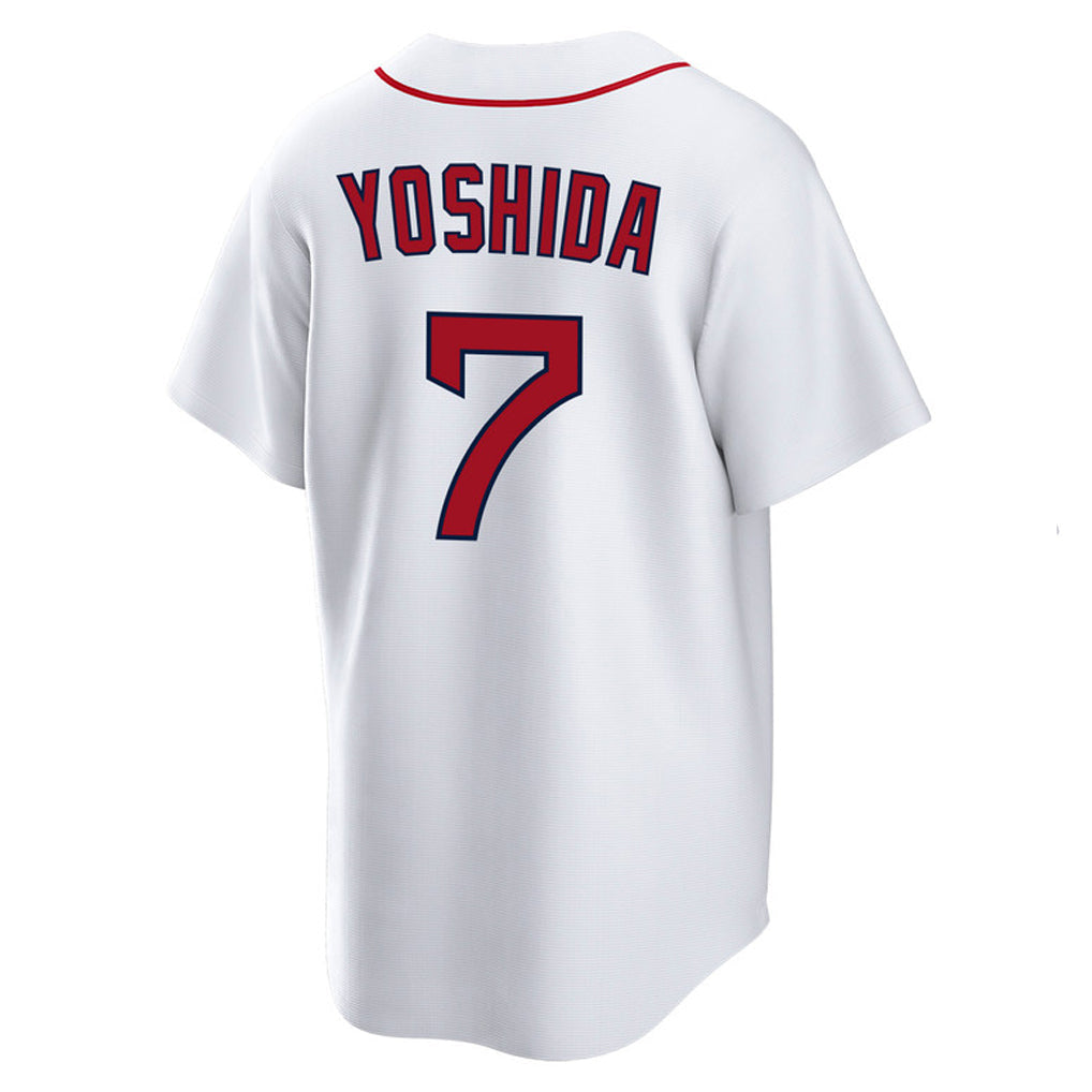 Pouc B.Red Sox #7 Masataka Yoshida Player White Home Game Stitched Jerseys
