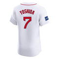 Pouc B.Red Sox #7 Masataka Yoshida Player White Limited Elite Home Game Stitched Jerseys