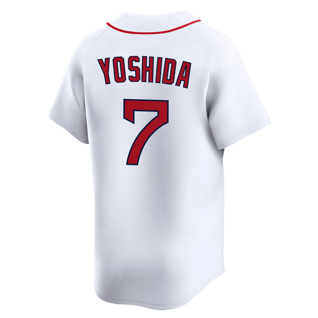Pouc B.Red Sox #7 Masataka Yoshida Player White Limited Home Game Stitched Jerseys