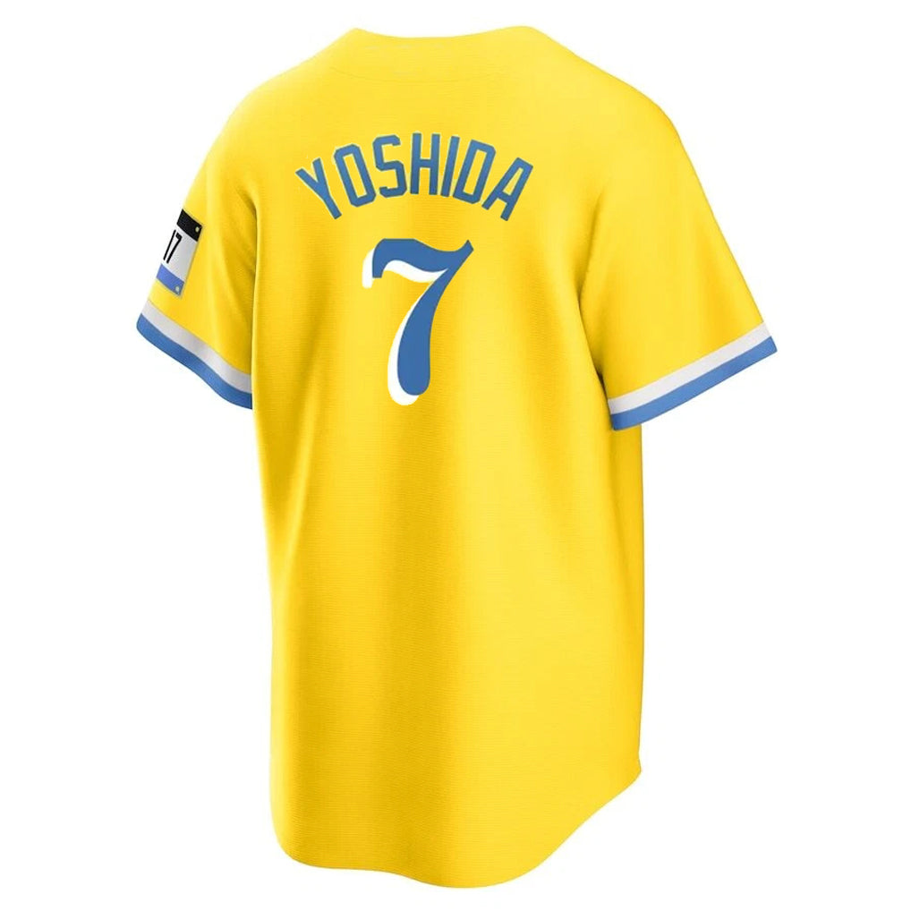 Pouc B.Red Sox #7 Masataka Yoshida Player Yellow Home Game Stitched Jerseys
